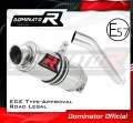exhaust muffler DOMINATOR homologated road legal GP1 fits the motorcycle Kawasaki ZX6R 636 2003   2004