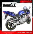 DOMINATOR Homologált Ovális kipufogó dob Yamaha FZS FAZER 1000 2001 - 2005 motorkerékpárhoz 3