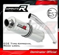 exhaust muffler DOMINATOR homologated road legal ROUND fits the motorcycle Yamaha YZF R6 1999   2002