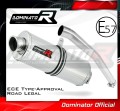 exhaust muffler DOMINATOR homologated road legal oval fits the motorcycle Yamaha YZF R6 1999   2002