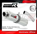 exhaust muffler DOMINATOR homologated road legal ROUND fits the motorcycle Yamaha FZS FAZER 600 1998   2003