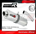 exhaust muffler DOMINATOR homologated road legal oval fits the motorcycle Yamaha FZS FAZER 600 1998   2003