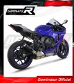 exhaust muffler DOMINATOR homologated road legal GP BLACK fits the motorcycle Yamaha YZF R1 1000 RN49 2017   2019 3