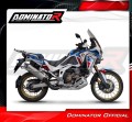 complete exhaust system with muffler DOMINATOR Full System HP7 titanium fits the motorcycle Honda CRF 1100L Africa Twin Adventure 2020   2023 4
