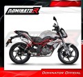 complete exhaust system with muffler DOMINATOR Full System OV G2 BLACK fits to Benelli BN 125 2018  2023 4