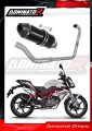 komplett kipufogórendszer DOMINATOR Full System HP3 FEKETE dobbal, Benelli BN 125 2018 - 2023 motorkerékpárhoz