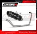 komplett kipufogórendszer DOMINATOR Full System HP3 FEKETE dobbal, Benelli BN 125 2018 - 2023 motorkerékpárhoz 2