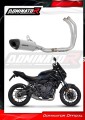 complete exhaust system with muffler DOMINATOR Full System HP8 titanium fits the motorcycle Yamaha MT 07 2021   2024