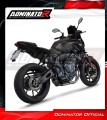 kompletny układ wydechowy z tłumikiem DOMINATOR Full System HP8 CZARNY pasujący do motocykla Yamaha MT 07 2021 - 2024 3