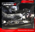 komplett DOMINATOR Full System GP FEKETE kipufogórendszer Honda CB 650 F 2014 - 2018 motorkerékpárhoz 4