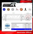 exhaust muffler DOMINATOR ROUND fits the motorcycle Aprilia Pegaso 650 1997   2000 4
