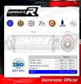 exhaust muffler DOMINATOR oval fits the motorcycle MuZ MZ 1000 S 2004   2007 5