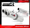 exhaust muffler DOMINATOR ROUND fits the motorcycle Aprilia RSV 1000 R 2004   2009