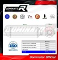 complete exhaust system with muffler DOMINATOR Full System titanium HP7 fits to Aprilia Tuareg 660 2021  2023 7