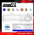 DOMINATOR GP kipufogó dob, amely illeszkedik a Honda CB 900F HORNET 2002 - 2007 motorkerékpárhoz 5