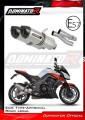 exhaust muffler DOMINATOR homologated road legal HP1 fits the motorcycle Kawasaki Z1000 2017   2020