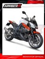 complete exhaust system with muffler DOMINATOR Full System HP1 fits the motorcycle Kawasaki Z1000 2014   2016 5