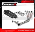 complete exhaust system with muffler DOMINATOR Full System HP1 BLACK fits the motorcycle Kawasaki Z1000 2017   2020 2
