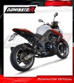DOMINATOR Full System HP1 FEKETE teljes kipufogórendszer dobbal Kawasaki Z1000 2017 - 2020 motorkerékpárhoz 3