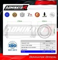 complete exhaust system with muffler DOMINATOR Full System GPS fits the motorcycle Kawasaki Z1000 2017   2020 6
