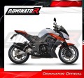 exhaust muffler DOMINATOR HP1 BLACK fits the motorcycle Kawasaki Z1000 2017   2020 4