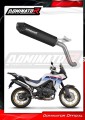 exhaust muffler DOMINATOR MX2 BLACK fits the motorcycle Honda XL 750 TRANSALP 2023
