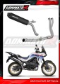 DOMINATOR teljes kipufogórendszer MX2 FEKETE kipufogódobbal a Honda XL 750 TRANSALP 2023 motorkerékpárhoz