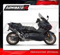teljes DOMINATOR kipufogórendszer HP6 FEKETE kipufogódobbal Yamaha XP 560 T-MAX 2020 - 2024 motorkerékpárhoz 4