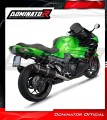 exhaust muffler DOMINATOR HP5 BLACK fits to KAWASAKI ZZR 1400 2012  2023 3