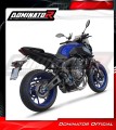 complete exhaust system with muffler DOMINATOR Full System HP8 BLACK fits the motorcycle Yamaha XSR 700 2015   2020 3