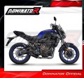 komplett DOMINATOR kipufogórendszer HP8 FEKETE dobbal, amely illeszkedik a Yamaha XSR 700 2015 - 2020 motorkerékpárhoz 4