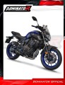 complete exhaust system with muffler DOMINATOR Full System HP8 BLACK fits the motorcycle Yamaha XSR 700 2015   2020 5