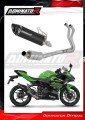 teljes kipufogórendszer DOMINATOR Full System HP8 FEKETE dobbal Kawasaki NINJA 400 2018 - 2022 motorkerékpárhoz