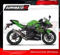 complete exhaust system with muffler DOMINATOR Full System HP8 fits the motorcycle Kawasaki NINJA 400 2018   2022 4