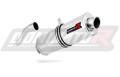 DOMINATOR Ovális kipufogó dob, amely illeszkedik az Aprilia RS 125 1999 - 2005 motorkerékpárhoz 3