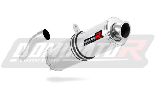 exhaust muffler DOMINATOR ROUND fits the motorcycle Aprilia RS 125 1999   2005 3