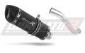 exhaust muffler DOMINATOR HP1 BLACK fits the motorcycle Aprilia Tuono V4 1100 RR 2015   2016 2