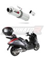 DOMINATOR kerek kipufogó hangtompító, amely illeszkedik az Aprilia Atlantic 500 Sprint motorkerékpárhoz 5