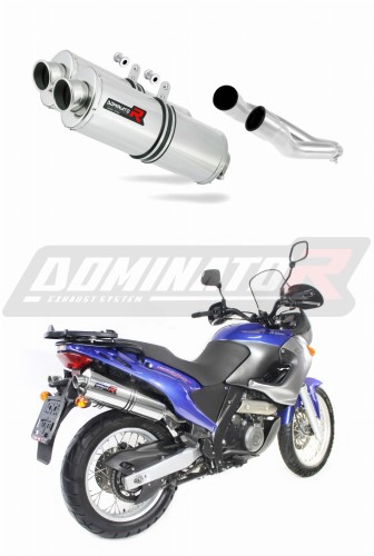 exhaust muffler DOMINATOR oval fits the motorcycle Aprilia Pegaso 650 1997   2000 5