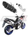 exhaust muffler DOMINATOR HP1 BLACK fits to Aprilia Pegaso 650 Strada 2007  2010 3