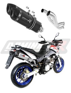 Aprilia Pegaso 650 Strada 2007 - 2010 kipufogó Dob HP1 BLACK + dB killer medium