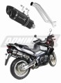 DOMINATOR HP1 FEKETE kipufogó dob, amely illeszkedik az Aprilia ETV 1000 Caponord 2005 - 2007 motorkerékpárhoz 3