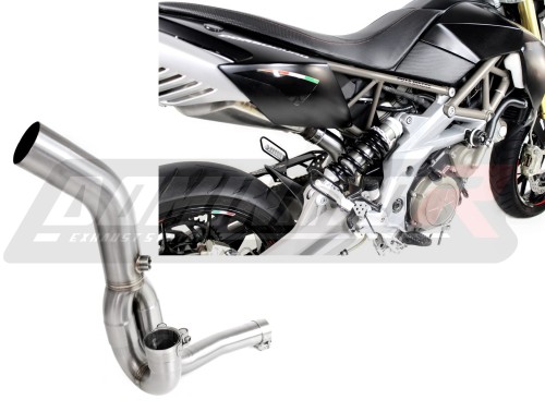 decat mid muffler DOMINATOR Mid Pipe fits the motorcycle SMV 750 DORSODURO 2008   2016 7