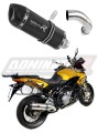 DOMINATOR HP1 FEKETE kipufogó dob Aprilia ETV 1200 Caponord 2013 - 2016 motorkerékpárhoz 3