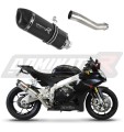 DOMINATOR HP1 FEKETE kipufogó dob Aprilia RSV 4 R APRC Factory 2011 - 2015 motorkerékpárhoz 3