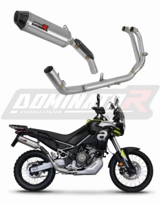 Aprilia Tuareg 660 2021 - 2023 Teljes Rendszer Kipufogócsonk Kipufogó Dob HP3 + dB killer közepes