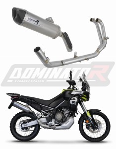 Aprilia Tuareg 660 2021 - 2023 Full System kipufogórendszer Titán HP6 dob + közepes dB killer