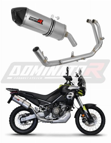 complete exhaust system with muffler DOMINATOR Full System HP7 fits to Aprilia Tuareg 660 2021  2023 8