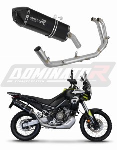 Aprilia Tuareg 660 2021 - 2023 Teljes rendszer Leömlő Kipufogó Dob HP7 BLACK + dB killer medium