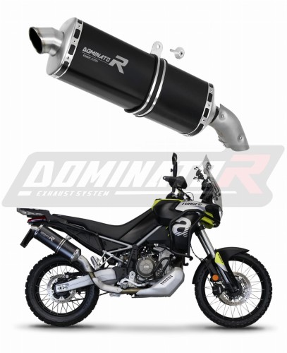 DOMINATOR P7 FEKETE kipufogó dob Aprilia Tuareg 660 2021 - 2023 motorkerékpárhoz 6